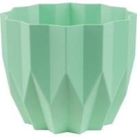 Кашпо Геометрия 5,8л мята с дренаж. вставкой КШ-5821 /10шт/ПП Кашпо Геометрия 5,8л мята с дренаж. вставкой КШ-5821 /10шт/ПП