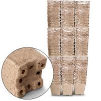 Торфяные горшки 95*95мм*100мм квардратные улучш.дно Торфяные горшки 95*95мм*100мм квардратные улучш.дно