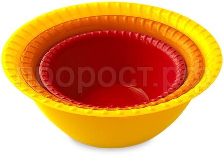 Миска-салатница набор 3шт(0,8л,1,5л,2,5л) колор С141-04-КОЛ  Миска-салатница набор 3шт(0,8л,1,5л,2,5л) колор С141-04-КОЛ