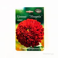 Цинния Мишутка алая 20*1 Цинния Мишутка алая 20*1