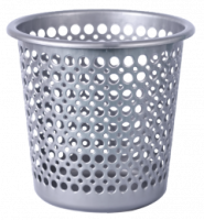 Корзина для мусора Офиса круглая серый Корзина для мусора Офиса круглая серый