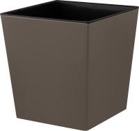 Кашпо Лондон Cube 301*301мм 22л французский платан с вставкой IG7802 /4шт/ПР  Кашпо Лондон Cube 301*301мм 22л французский платан с вставкой IG7802 /4шт/ПР