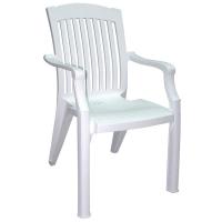 Кресло Элит белый до 140кг /05023  Кресло Элит белый до 140кг /05023