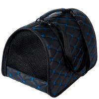 Сумка-переноска жесткая Карбон №2 черно-син./04625-8/2/Ксоди