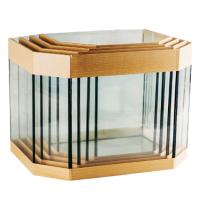 Аквариум комплект панорамный с крышкой 90л 29*24*20*17