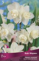 Нарцисс Махровый Вайт Марвел (12/14) 5шт. Нарцисс Махровый Вайт Марвел (12/14) 5шт.