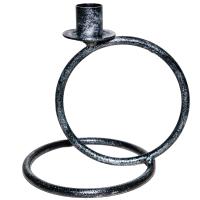 ДЕКОР Подсвечник Кольцо 1свеча антик серебро РЗДИ/1шт ДЕКОР Подсвечник Кольцо 1свеча антик серебро РЗДИ/1шт