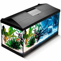 Аквариум прямоугольный полный комплект 105л(76х36х46см) LEDDY SET 75 черный/124534/АП Аквариум прямоугольный полный комплект 105л(76х36х46см) LEDDY SET 75 черный/124534/АП