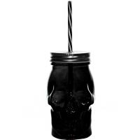 Кружка 515мл "Череп" черный W1811 /24шт/В Кружка 515мл "Череп" черный W1811 /24шт/В