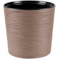 Кашпо La Decoro 7,5л пралине с вставкой КШ-0691 /шт/ПП