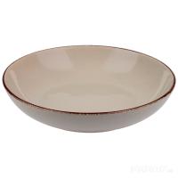Тарелка суповая Skandi 21*4,5см керамика 108003 /6шт/24шт/Mallony