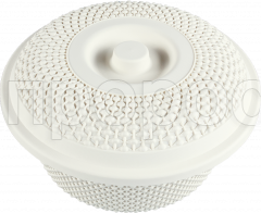 Чаша 4,5л Вива с крышкой белый Чаша 4,5л Вива с крышкой белый