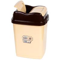 Ведро 8л д/мусора Флип бежево-шоколадный А023 /20шт/Арз Ведро 8л д/мусора Флип бежево-шоколадный А023 /20шт/Арз