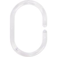 Кольца д/штор в ванную (12шт) 4*6см пласт. прозрачный 103955 /480шт/Рыжий Кот Кольца д/штор в ванную (12шт) 4*6см пласт. прозрачный 103955 /480шт/Рыжий Кот