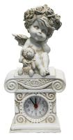 Часы Ангелочек с медведем H24см антик 626410/SH009/А028а Часы Ангелочек с медведем H24см антик 626410/SH009/А028а
