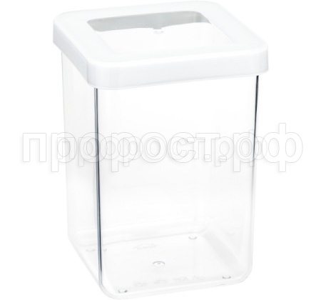 Емкость д/сыпуч. прод. 1л СТЕП белый М1292 /12шт/М-пласт  Емкость д/сыпуч. прод. 1л СТЕП белый М1292 /12шт/М-пласт