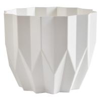 Кашпо Геометрия 2,2л белый с дренаж. вставкой КШ-5808 /24шт/ПП Кашпо Геометрия 2,2л белый с дренаж. вставкой КШ-5808 /24шт/ПП