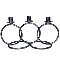 ДЕКОР Подсвечник Кольцо 3 свечи антик серебро РЗДИ/1шт ДЕКОР Подсвечник Кольцо 3 свечи антик серебро РЗДИ/1шт