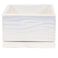 Кубик Волна бел низкий 15*15/h9см NK14/7