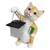 Фигура Котенок с фонарем (рыжий) 718596/F882 Фигура Котенок с фонарем (рыжий) 718596/F882