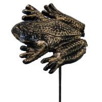 Стикер садовый РЗДИ ЛЯГУШКА бронза/1шт Стикер садовый РЗДИ ЛЯГУШКА бронза/1шт