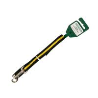 Поводок капрон 15мм*1,5м черный с желтой полосой DONBARON Поводок капрон 15мм*1,5м черный с желтой полосой DONBARON