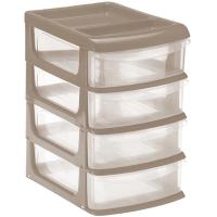 Бокс универс. 4 секции большой капучино М2768/2шт/М-пласт