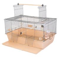 Клетка д/птиц РИО-1 78*48*41см разборная (укомплект)беж-хром/4780беж-хром/Дарэлл Клетка д/птиц РИО-1 78*48*41см разборная (укомплект)беж-хром/4780беж-хром/Дарэлл