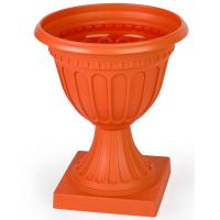 Вазон Олимпия 18л коричневый на высокой ножке М9071 /4шт/ Альтерн Вазон Олимпия 18л коричневый на высокой ножке М9071 /4шт/ Альтерн