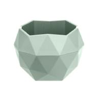 Кашпо Топаз 1,2л нефрит с вставкой КШ-3012 /12шт/ПП  Кашпо Топаз 1,2л нефрит с вставкой КШ-3012 /12шт/ПП