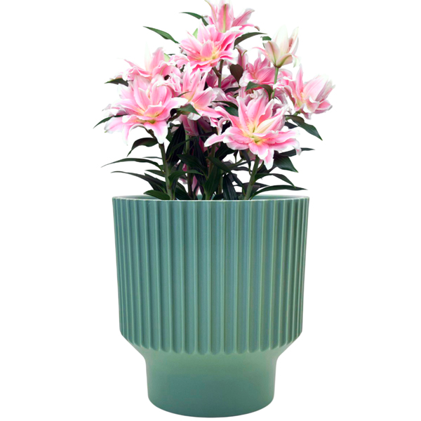 Кашпо Аркада 7,2л нефрит с вставкой 23*23,5см АР23-32 /3шт/ЛГ Кашпо Аркада 7,2л нефрит с вставкой 23*23,5см АР23-32 /3шт/ЛГ