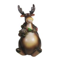 Лось с шишечкой (сидит) L11W11H20 715217/D089 Лось с шишечкой (сидит) L11W11H20 715217/D089