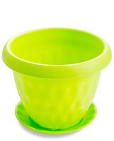 Кашпо "Розетта" 2,8л зеленый С127ЗЕЛ Кашпо "Розетта" 2,8л зеленый С127ЗЕЛ