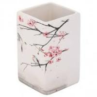 Стакан д/ванной Сакура керамика 006518 Стакан д/ванной Сакура керамика 006518