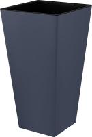 Кашпо Лондон Cube 300*564мм 34л вулканический серый с вставкой IG7804 /4шт/ПР  Кашпо Лондон Cube 300*564мм 34л вулканический серый с вставкой IG7804 /4шт/ПР