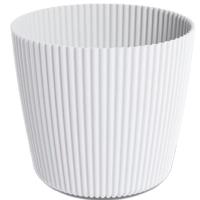 Кашпо Milly Round 1,2л 13*11,4см белый DMI130-S449 /10шт/