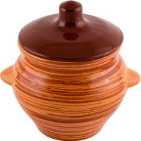 Горшок духовой д/запекания 0,5л Полосы /18шт/006691/ Горшок духовой д/запекания 0,5л Полосы /18шт/006691/