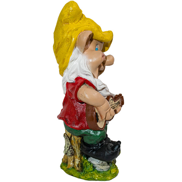 Гном с гитарой сидячий 22*42см 91037-1 Гном с гитарой сидячий 22*42см 91037-1