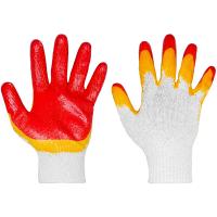 П234172 Перчатки хб с 2-м латексным покрытием Люкс А1 /10шт/АПИ