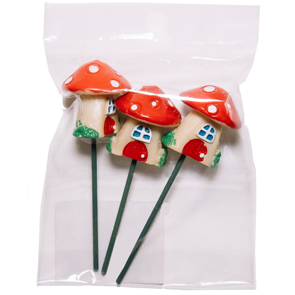 Стикер горшочный Грибочки 3шт 109012 Стикер горшочный Грибочки 3шт 109012