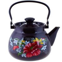 Чайник 3л с метал. ручкой сферич. бостон Апрель 42115-123/6-У4 /4шт/Керчь Чайник 3л с метал. ручкой сферич. бостон Апрель 42115-123/6-У4 /4шт/Керчь