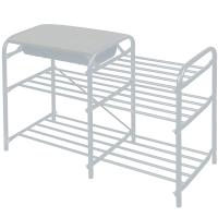 Этажерка д/обуви с полкой "Люкс №5" светло-серый/матовый серый ЭТЛ5-1/МС Этажерка д/обуви с полкой "Люкс №5" светло-серый/матовый серый ЭТЛ5-1/МС