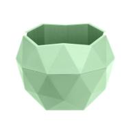 Кашпо Топаз 1,2л мята с вставкой КШ-3021 /12шт/ПП  Кашпо Топаз 1,2л мята с вставкой КШ-3021 /12шт/ПП