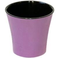 Кашпо Арте 1,2л аметист/черный