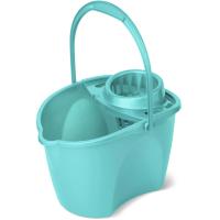 Ведро 12л со сливом и отжимом Престо овал. бирюзовый С646 /8шт/ Мартика Ведро 12л со сливом и отжимом Престо овал. бирюзовый С646 /8шт/ Мартика