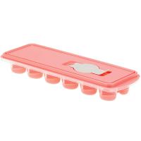 Форма д/льда СЕРДЦЕ с крышкой и клапаном коралловый М1258 /20шт/М-пласт 