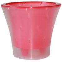 Кашпо для орхидей Ванда 6л прозрачный с малиновый вставкой ВД25-06 Кашпо для орхидей Ванда 6л прозрачный с малиновый вставкой ВД25-06