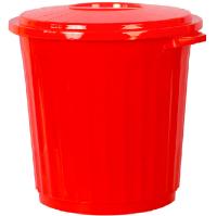 Бак 25л с крышкой красный 01001 /10шт/Арз
