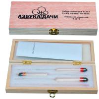 Набор Азбука Дачи (ареометры 40% 70% 100% +термометр 0-50 ) КА-А-01 /10шт/100шт/В Набор Азбука Дачи (ареометры 40% 70% 100% +термометр 0-50 ) КА-А-01 /10шт/100шт/В