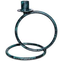 ДЕКОР Подсвечник Кольцо 1свеча антик зеленый РЗДИ/1шт ДЕКОР Подсвечник Кольцо 1свеча антик зеленый РЗДИ/1шт